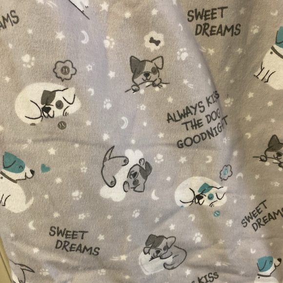 iheartdogs Christmas pajama pants unisex size small - Picture 2 of 3